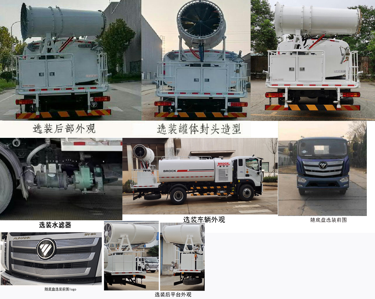 普羅科牌BJ5184TDYE6-P1多功能抑塵車公告圖片