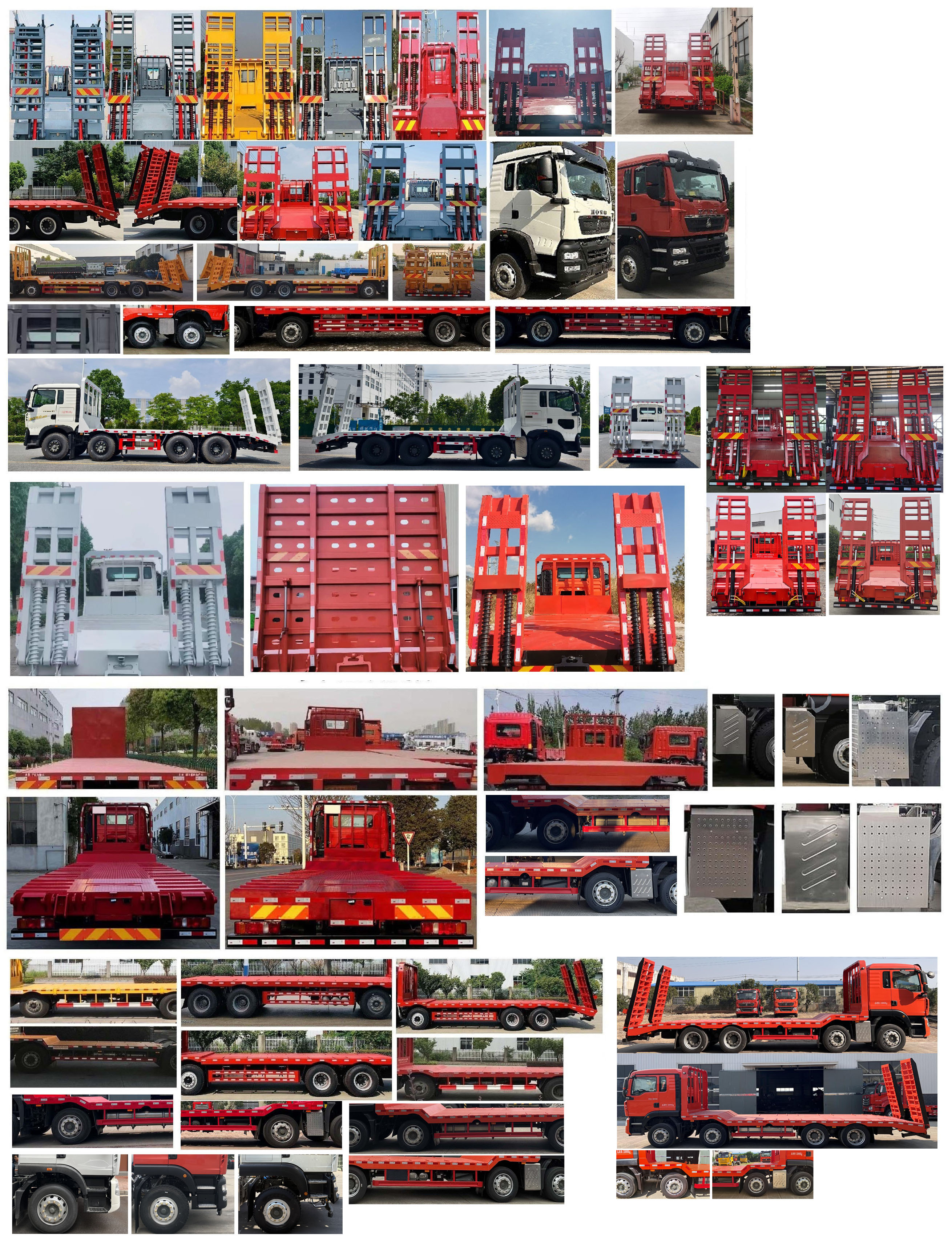 豪沃牌ZZ5317TPBN466GF1平板運輸車公告圖片