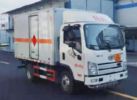 易燃气体厢式运输车