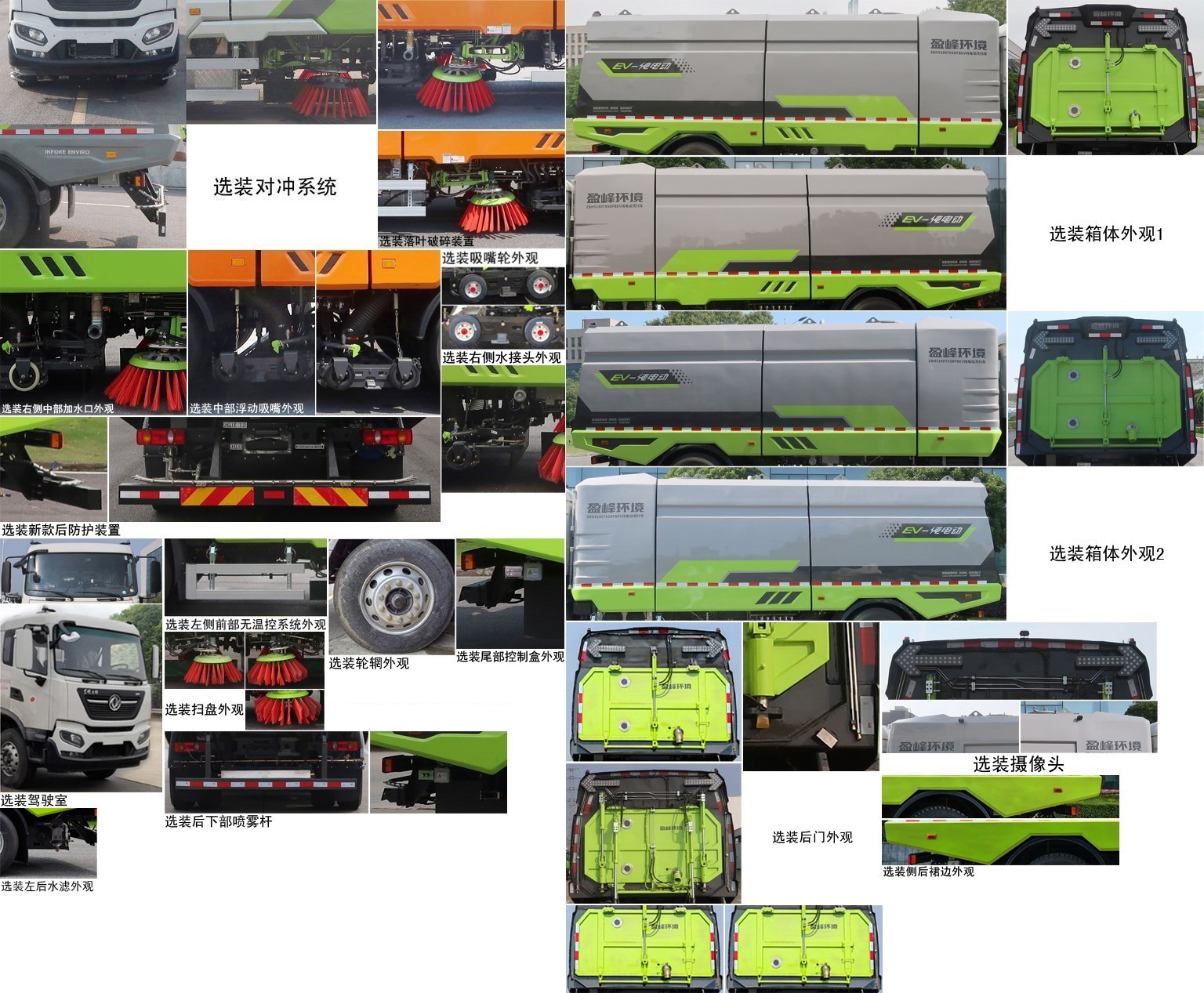 中聯(lián)牌ZBH5180TXSDFBEV純電動(dòng)洗掃車公告圖片