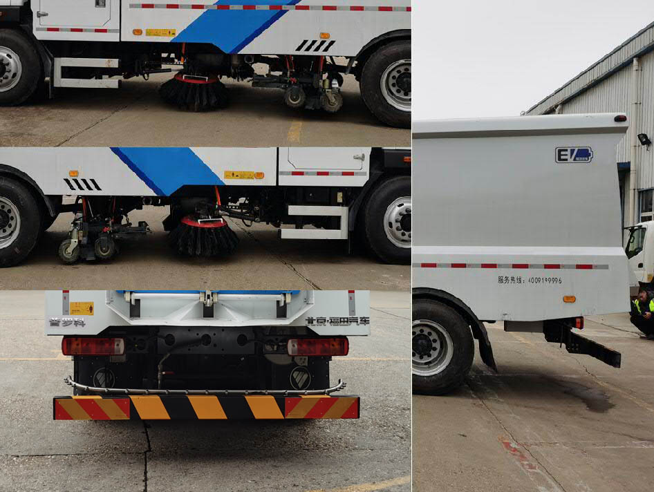 福田牌BJ5184TXSEV-H1純電動洗掃車公告圖片
