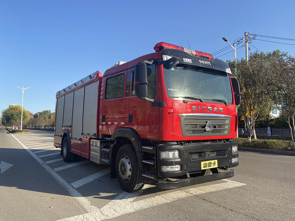 中卓時(shí)代牌ZXF5120TXFQC200/ST6器材消防車