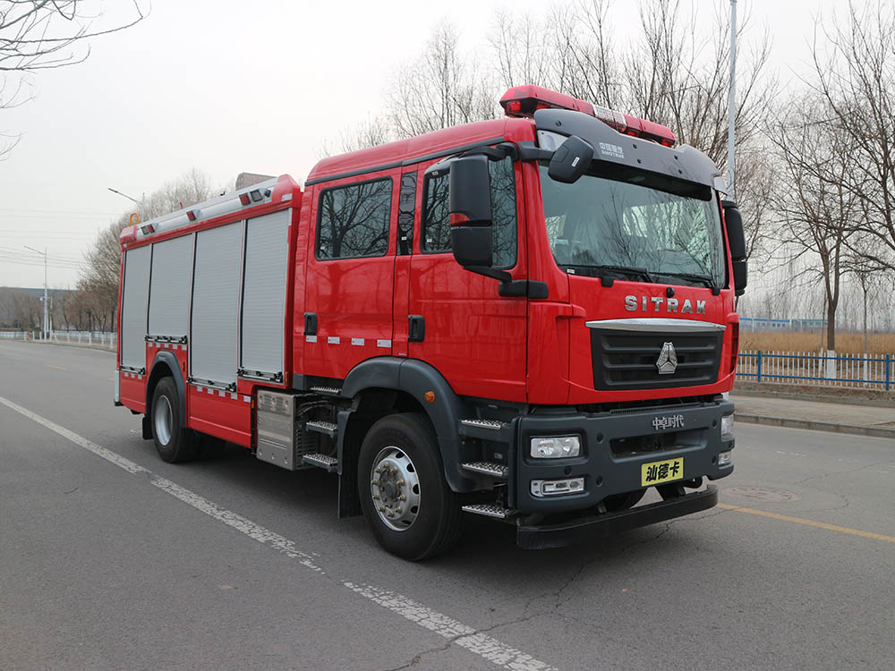 中卓時(shí)代牌ZXF5180GXFAP60/ST6壓縮空氣泡沫消防車
