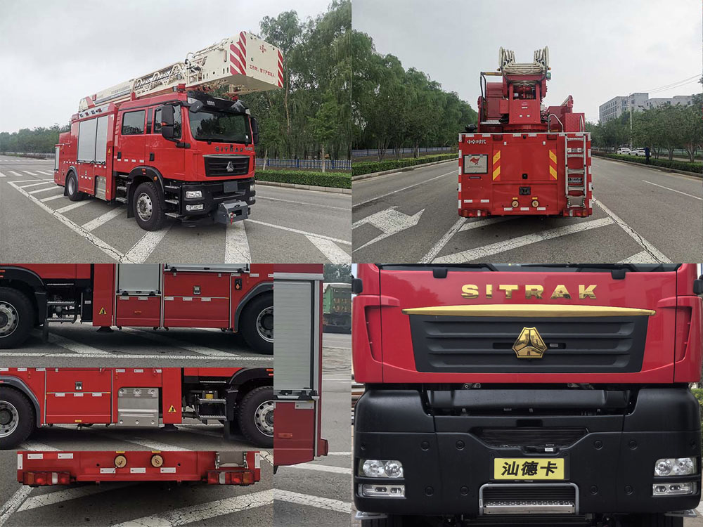 中卓時(shí)代牌ZXF5190JXFYT22/ST6云梯消防車(chē)公告圖片
