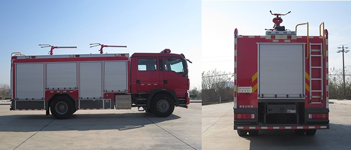 新東日牌YZR5170GXFGF40/H6干粉消防車公告圖片