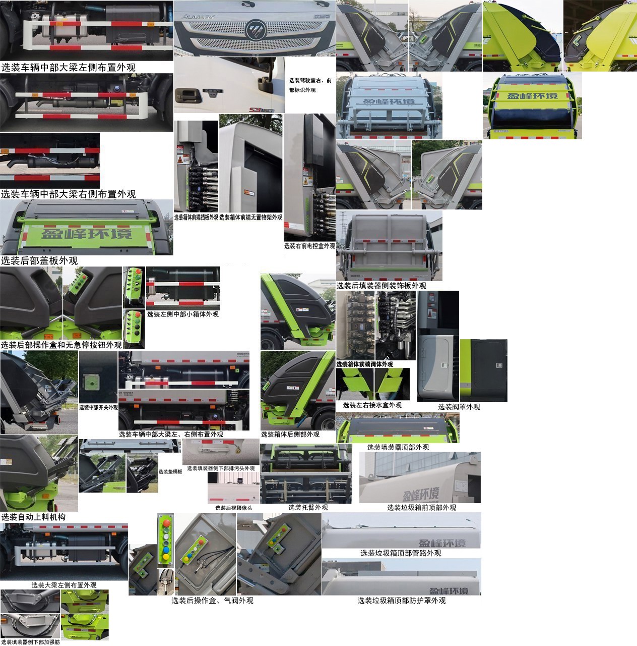 中聯(lián)牌ZBH5081ZYSBJBE6壓縮式垃圾車公告圖片