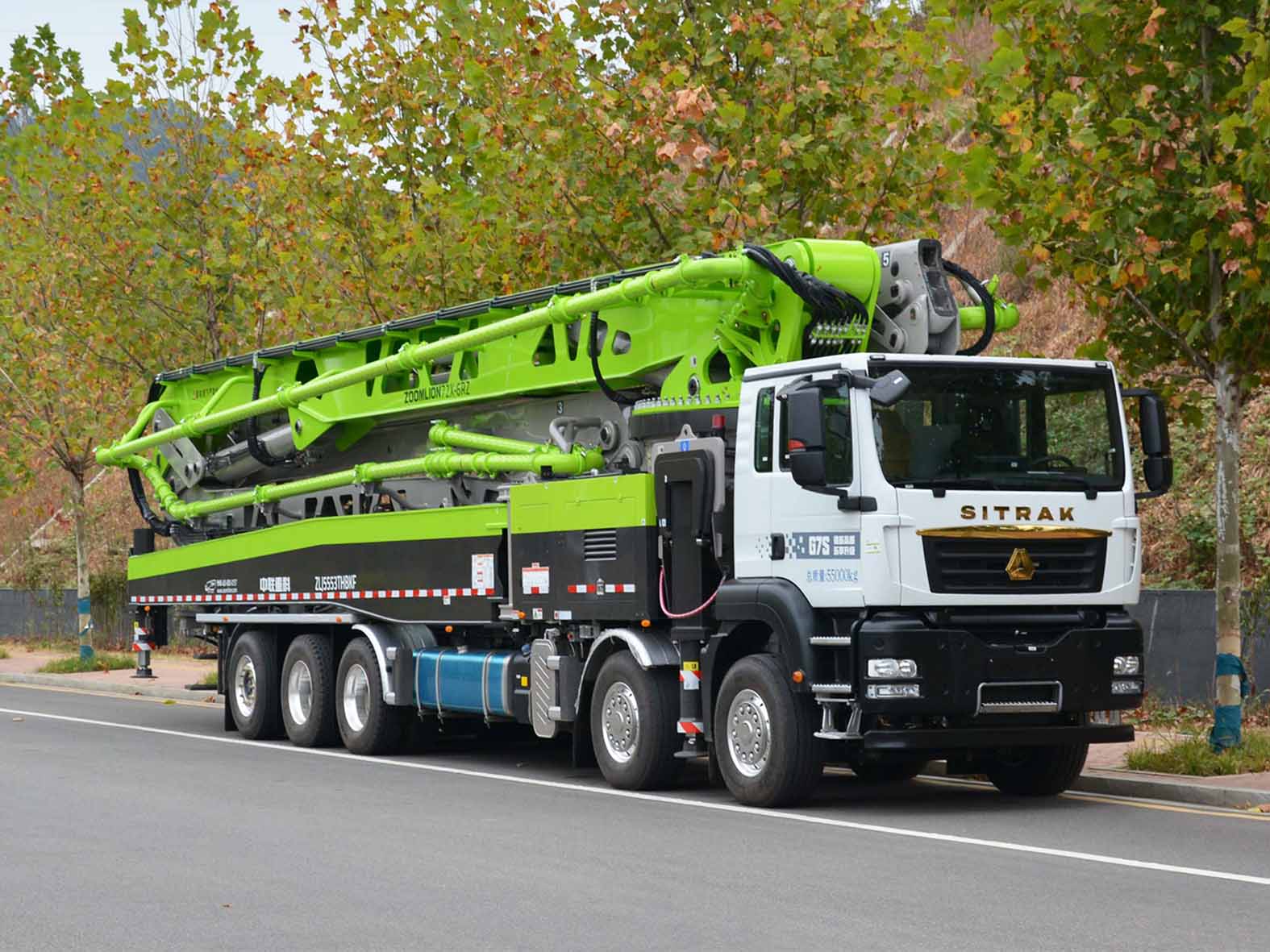 ZLJ5553THBKF型混凝土泵車圖片