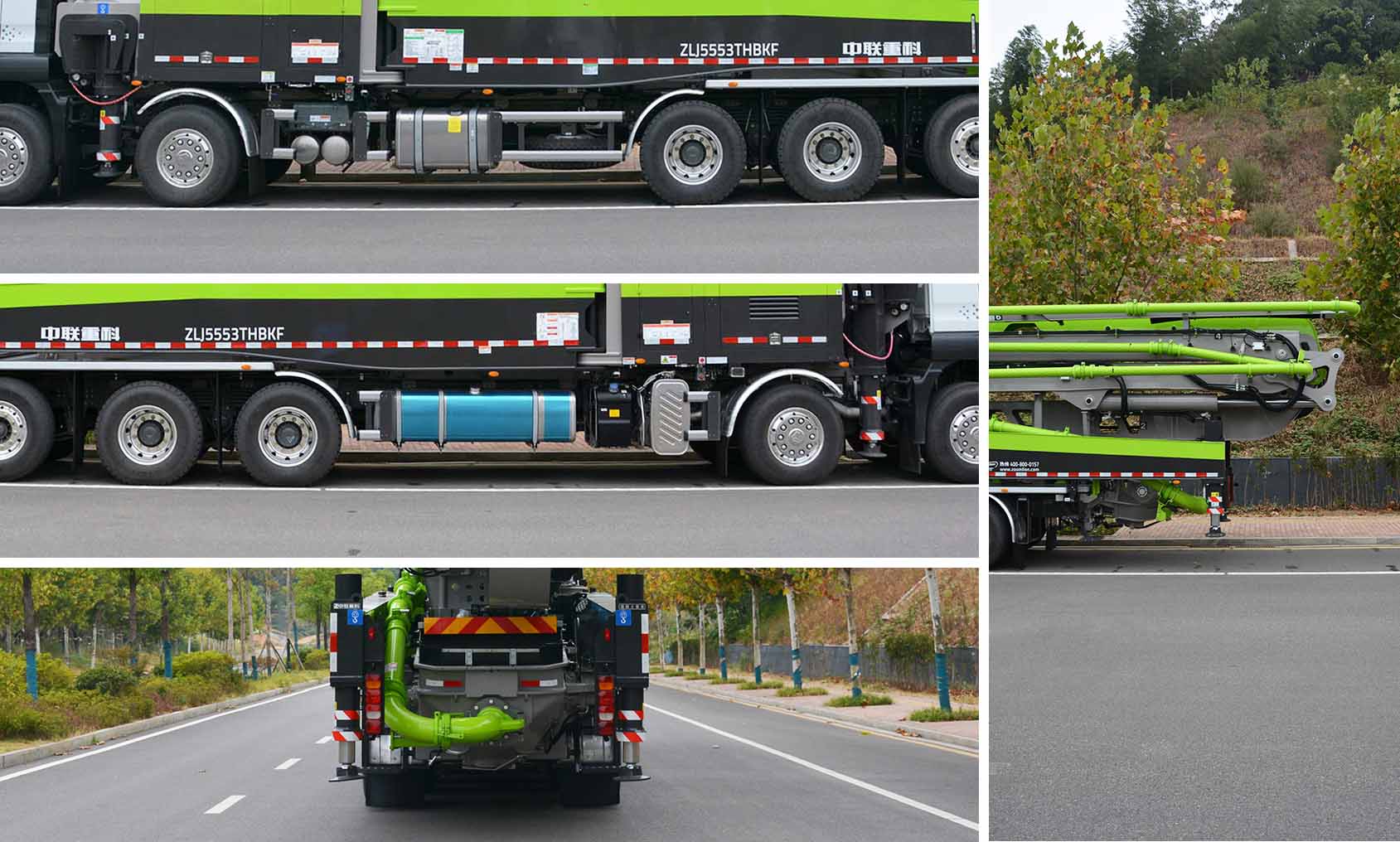 中聯(lián)牌ZLJ5553THBKF混凝土泵車公告圖片