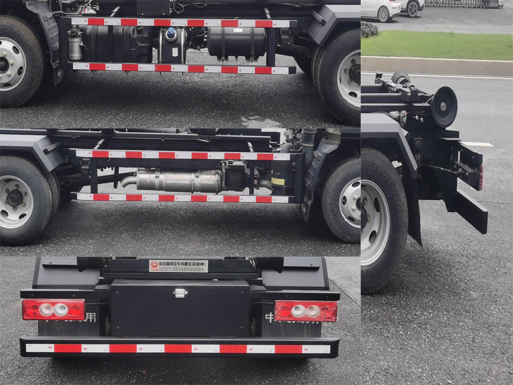 中汽牌ZQZ5071ZXXF6車(chē)廂可卸式垃圾車(chē)公告圖片