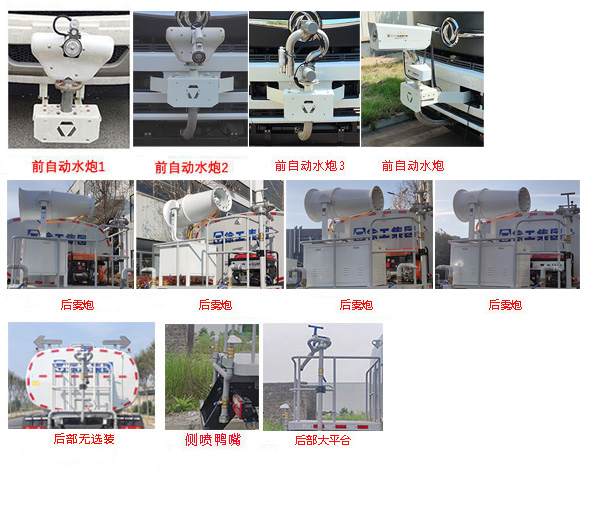 徐工牌DXA5251TSDD6防役消毒灑水車公告圖片