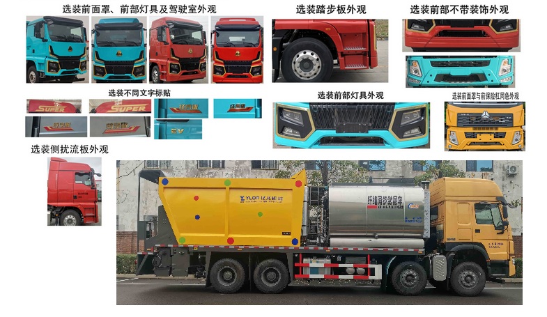 環(huán)豹牌AYL5310TFC-ZZ纖維同步封層車公告圖片