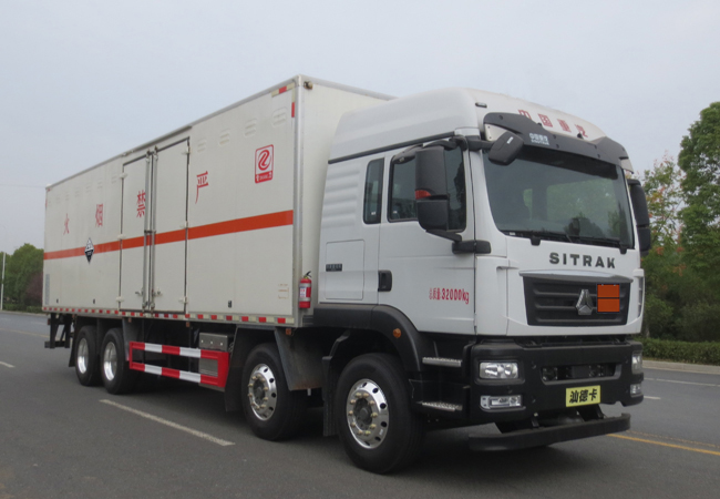 專力牌ZLC5326XFWZ6腐蝕性物品廂式運(yùn)輸車