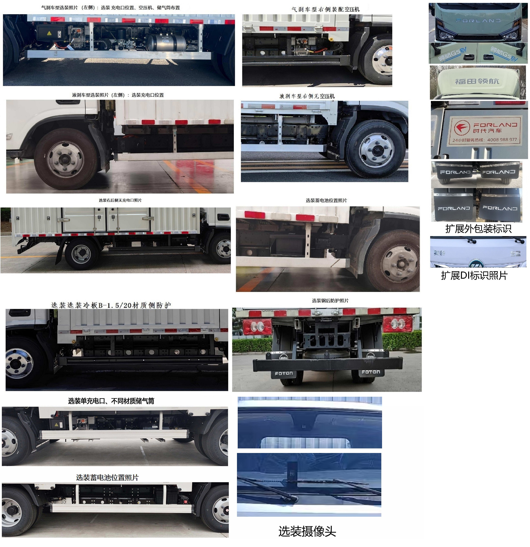 福田牌BJ5045XXYEVZ純電動(dòng)廂式運(yùn)輸車(chē)公告圖片