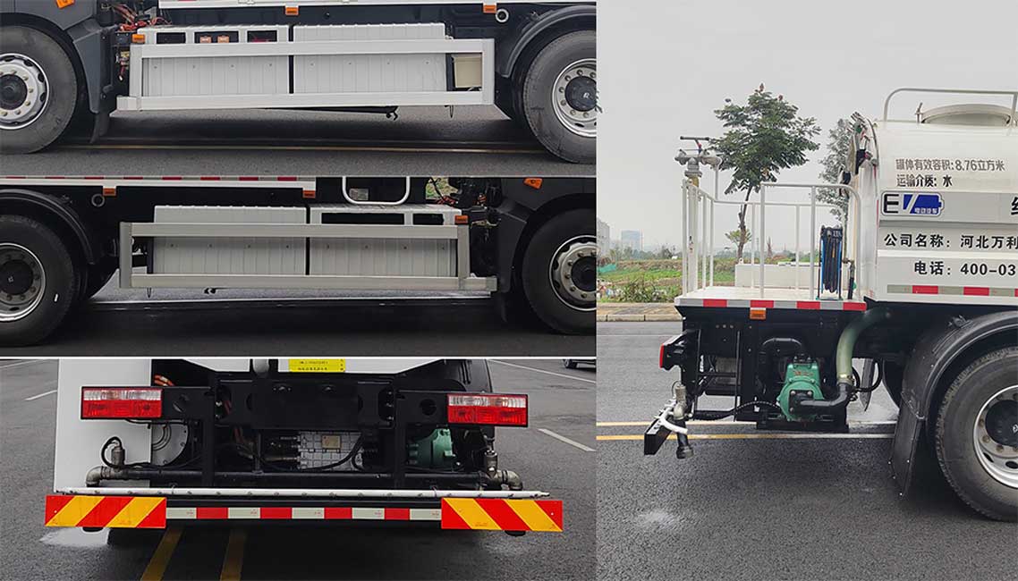 富巖汽車牌HWL5180GXSDBEV純電動清洗灑水車公告圖片