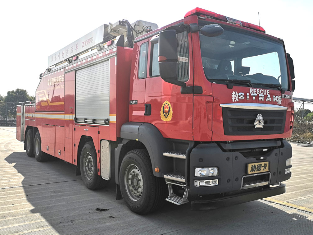 振翔股份牌ZXT5400JXFJP19/F6舉高噴射消防車