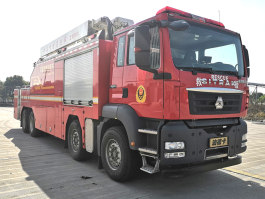 振翔股份牌ZXT5400JXFJP19/F6舉高噴射消防車