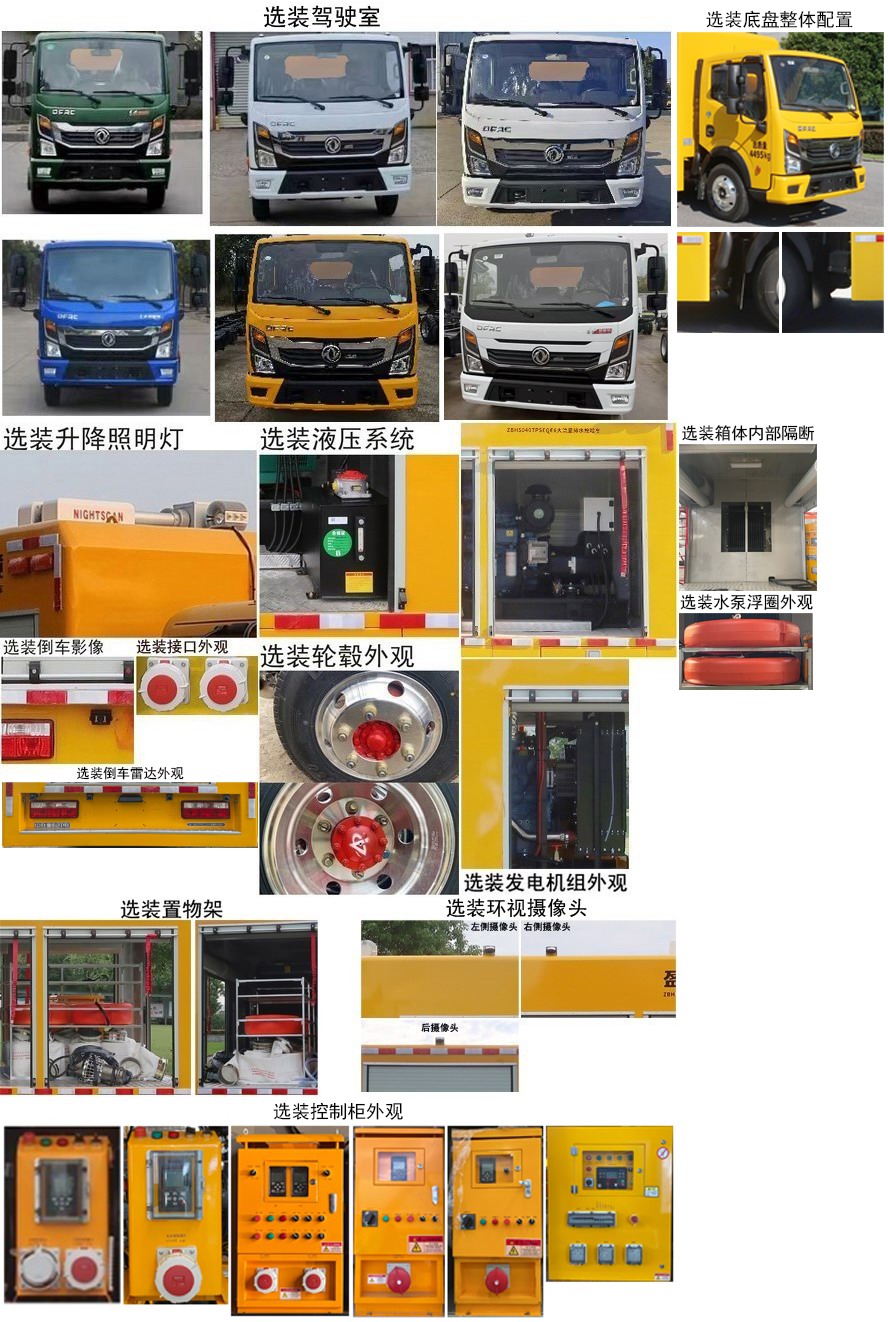 盈峰牌ZBH5040TPSEQE6大流量排水搶險(xiǎn)車(chē)公告圖片