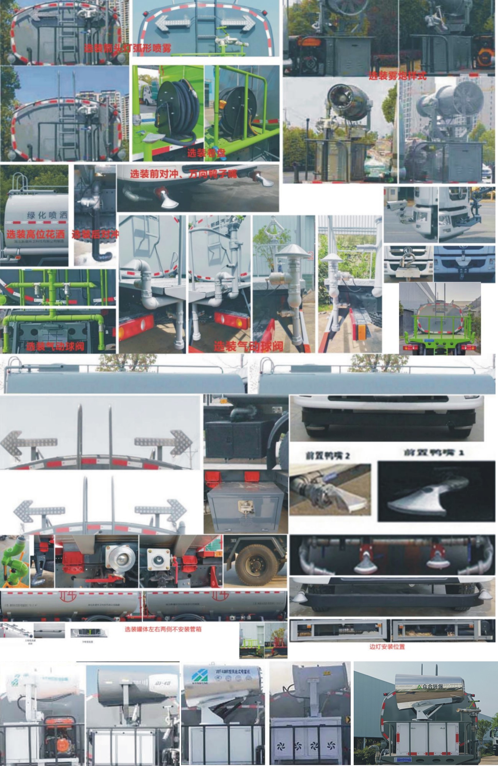 元年牌XSH5070GPSE6綠化噴灑車公告圖片