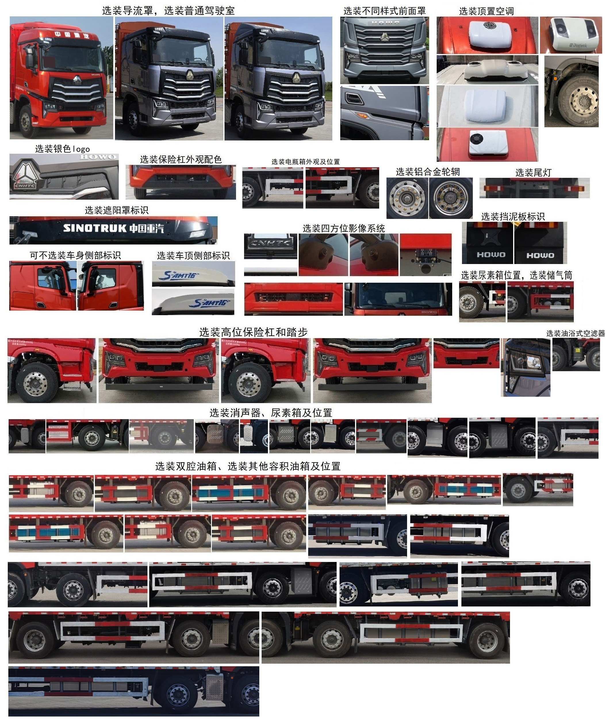 豪沃牌ZZ5257CCQN43CKF1畜禽運(yùn)輸車公告圖片