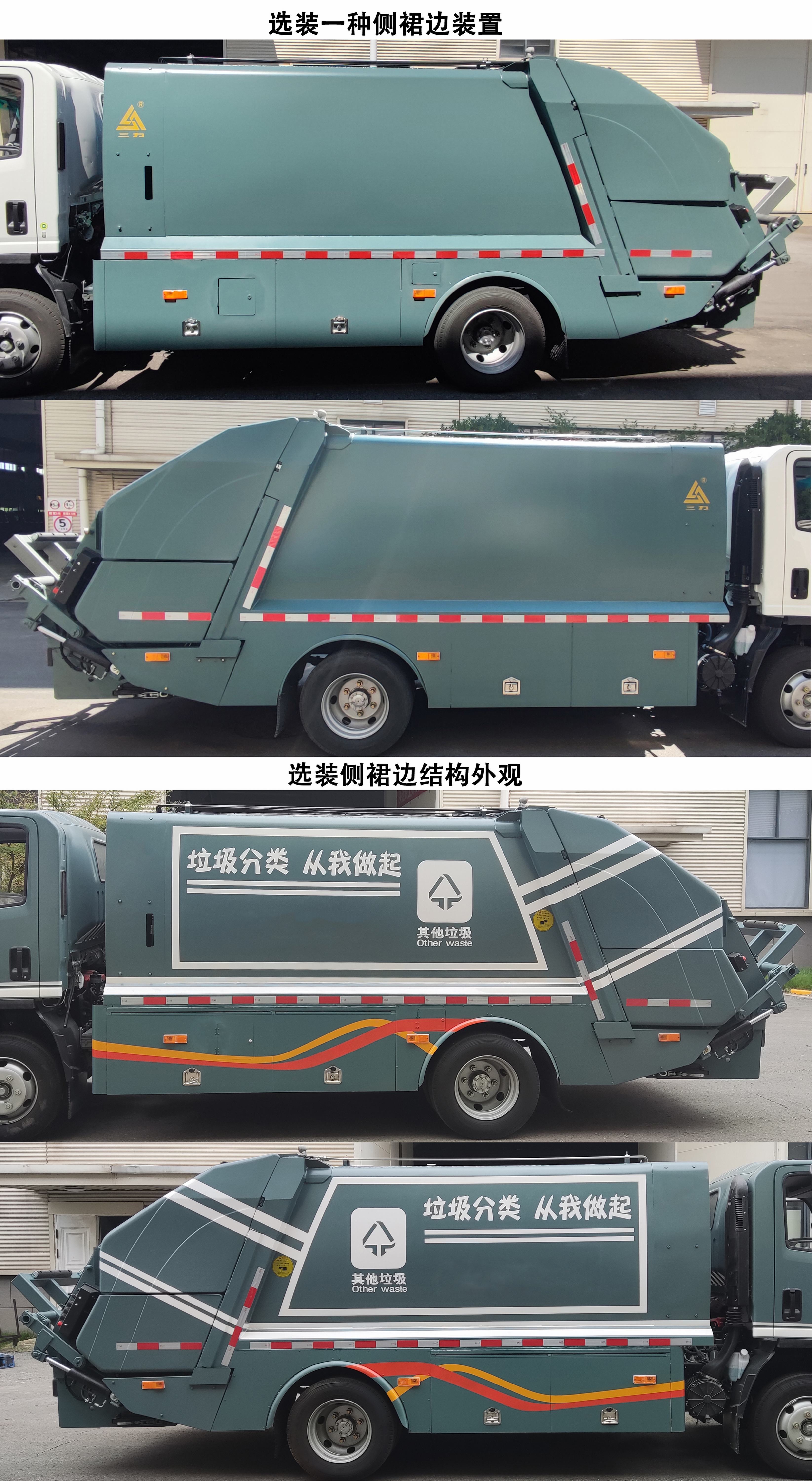 三力牌CGJ5100ZYSQLE6LK壓縮式垃圾車公告圖片