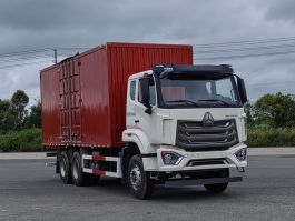 豪沃牌ZZ5257XXYV464JF1P厢式运输车