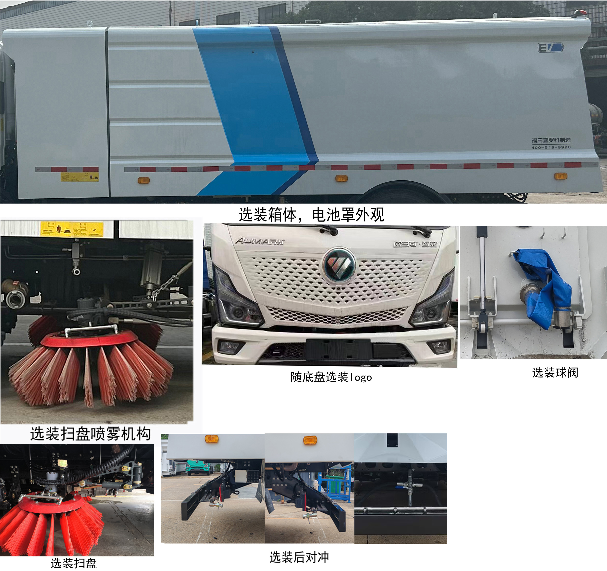 福田牌BJ5124TXSEV-H1純電動(dòng)洗掃車公告圖片