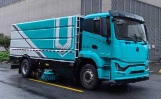 纯电动扫路车
