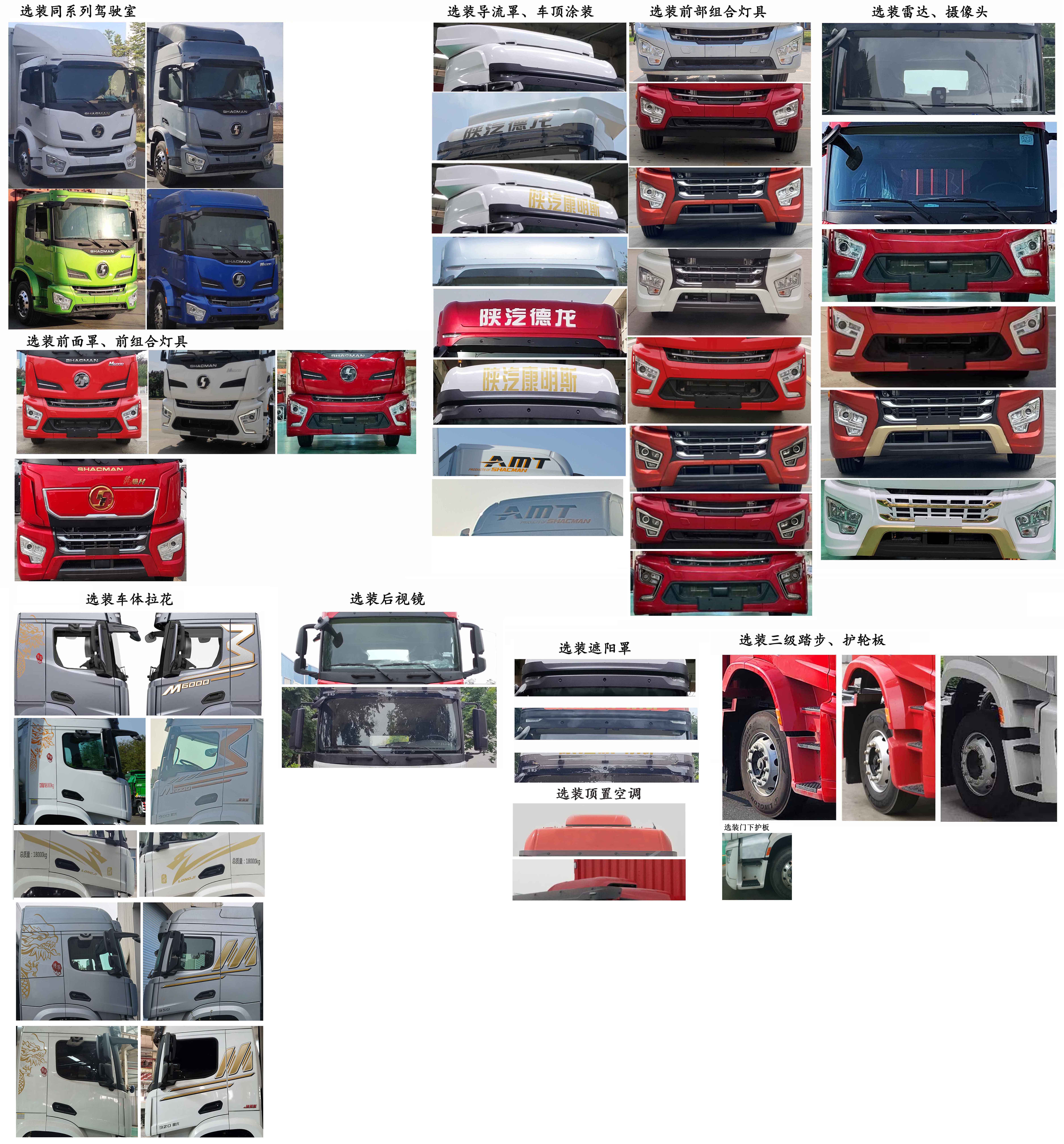 陜汽牌SX5189ZKXVB721車廂可卸式汽車公告圖片