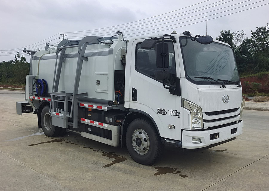 富巖汽車牌HWL5121TCAFBEV純電動餐廚垃圾車