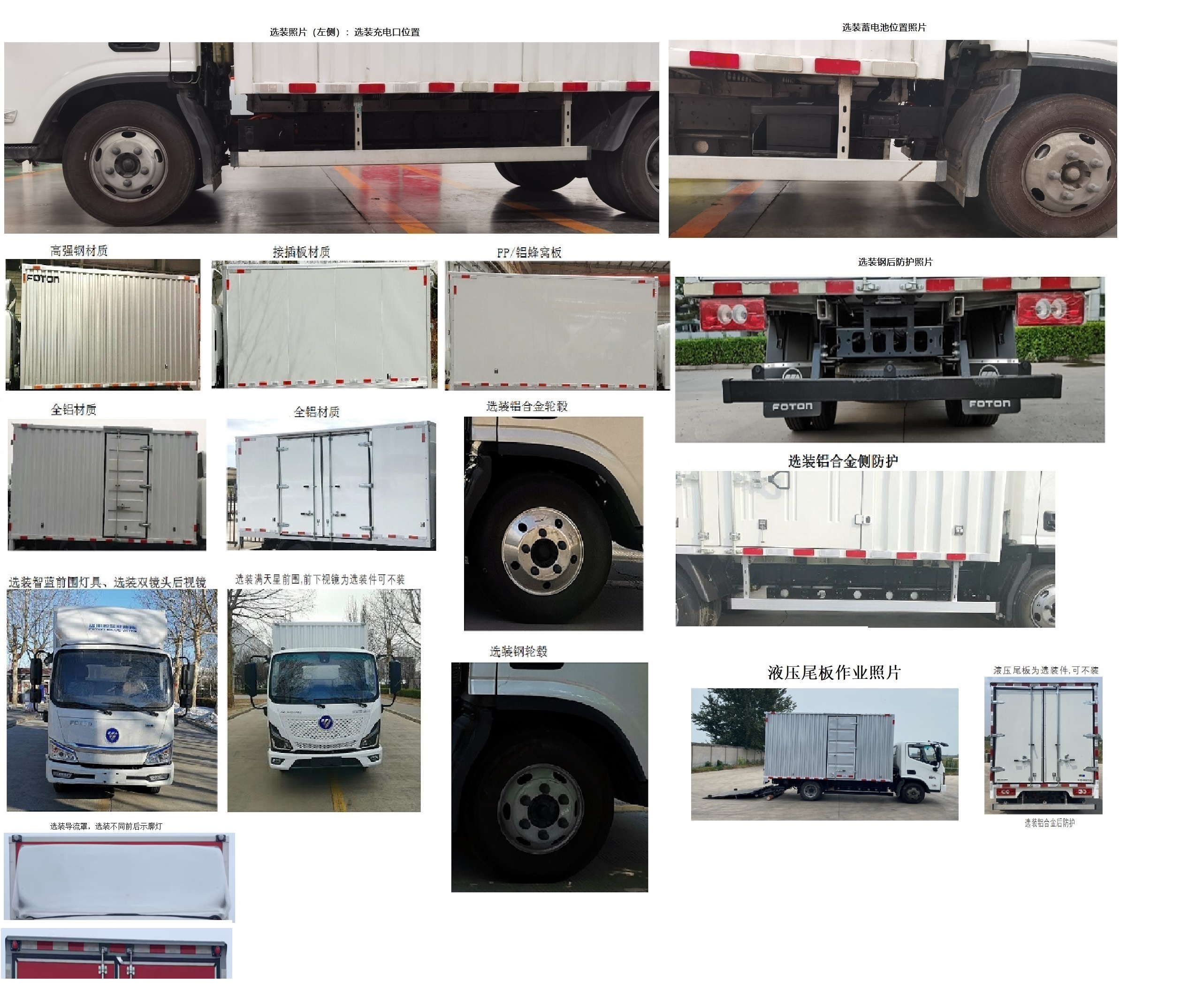 福田牌BJ5045XXYEVZ8純電動(dòng)廂式運(yùn)輸車公告圖片