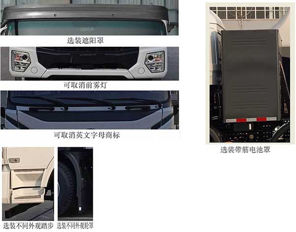 凌宇牌CLY5310GJB32BEV4純電動混凝土攪拌運輸車公告圖片