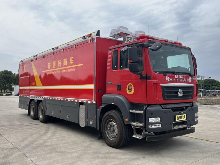 振翔股份牌ZXT5290TXFPY252/F6排煙消防車(chē)