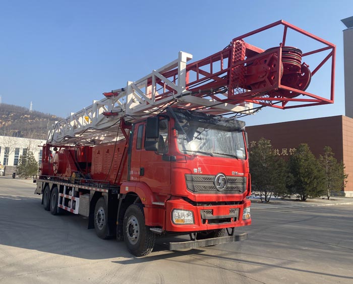 延安牌YAZ5380TXJ修井機