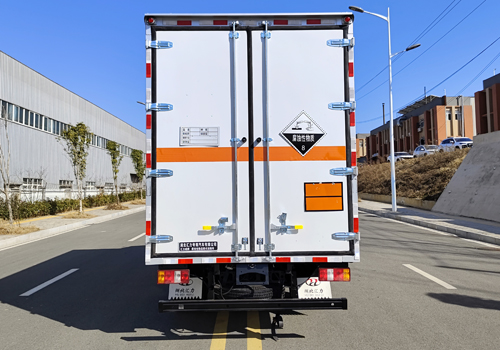 匯力威牌VVV5041XFWJX6腐蝕性物品廂式運輸車公告圖片