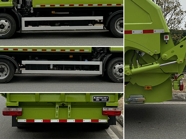 玉驍瓏牌YBH5121ZYSE6壓縮式垃圾車(chē)公告圖片