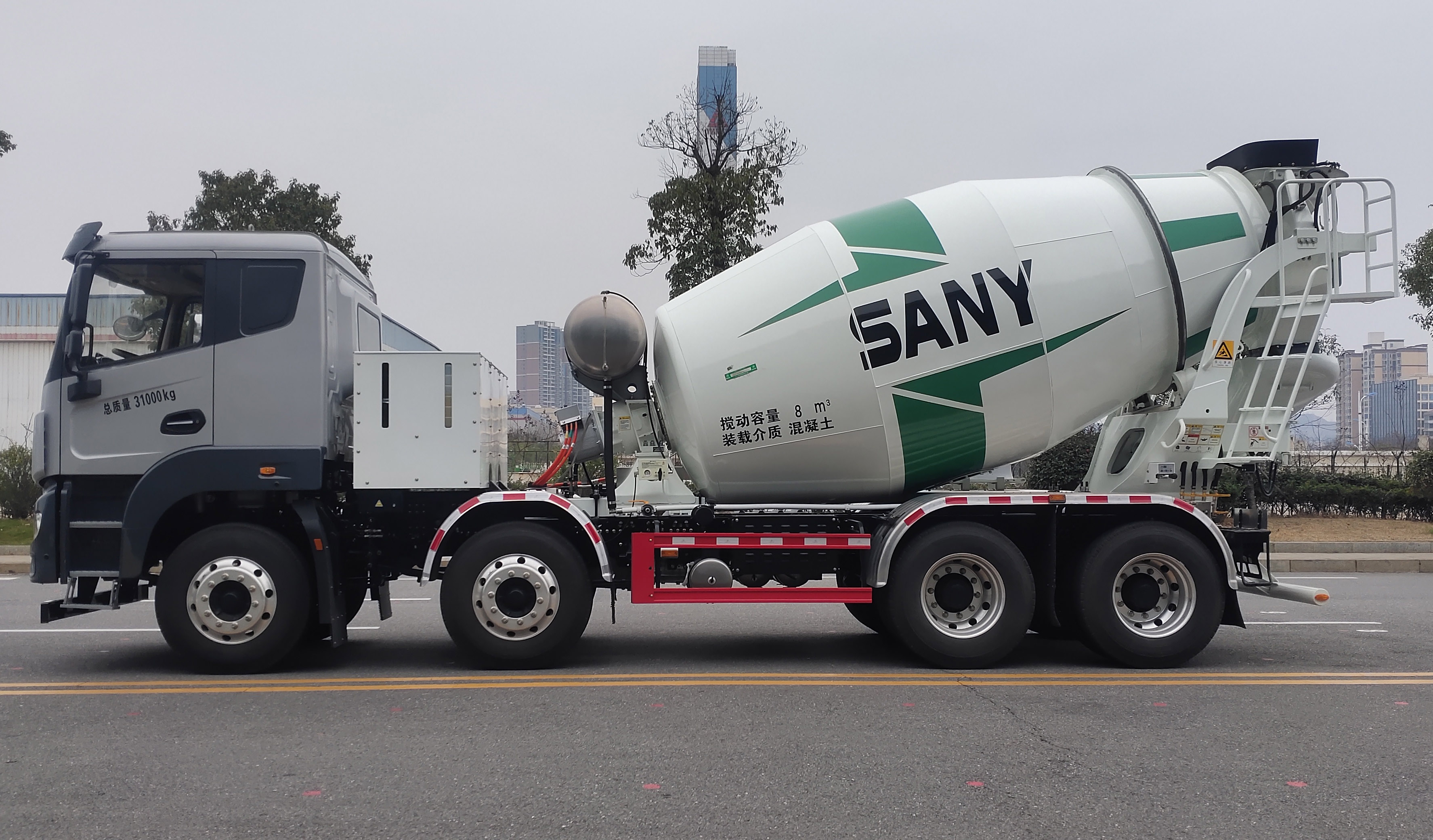 三一牌SYM5316GJB2BEV4純電動(dòng)混凝土攪拌運(yùn)輸車公告圖片