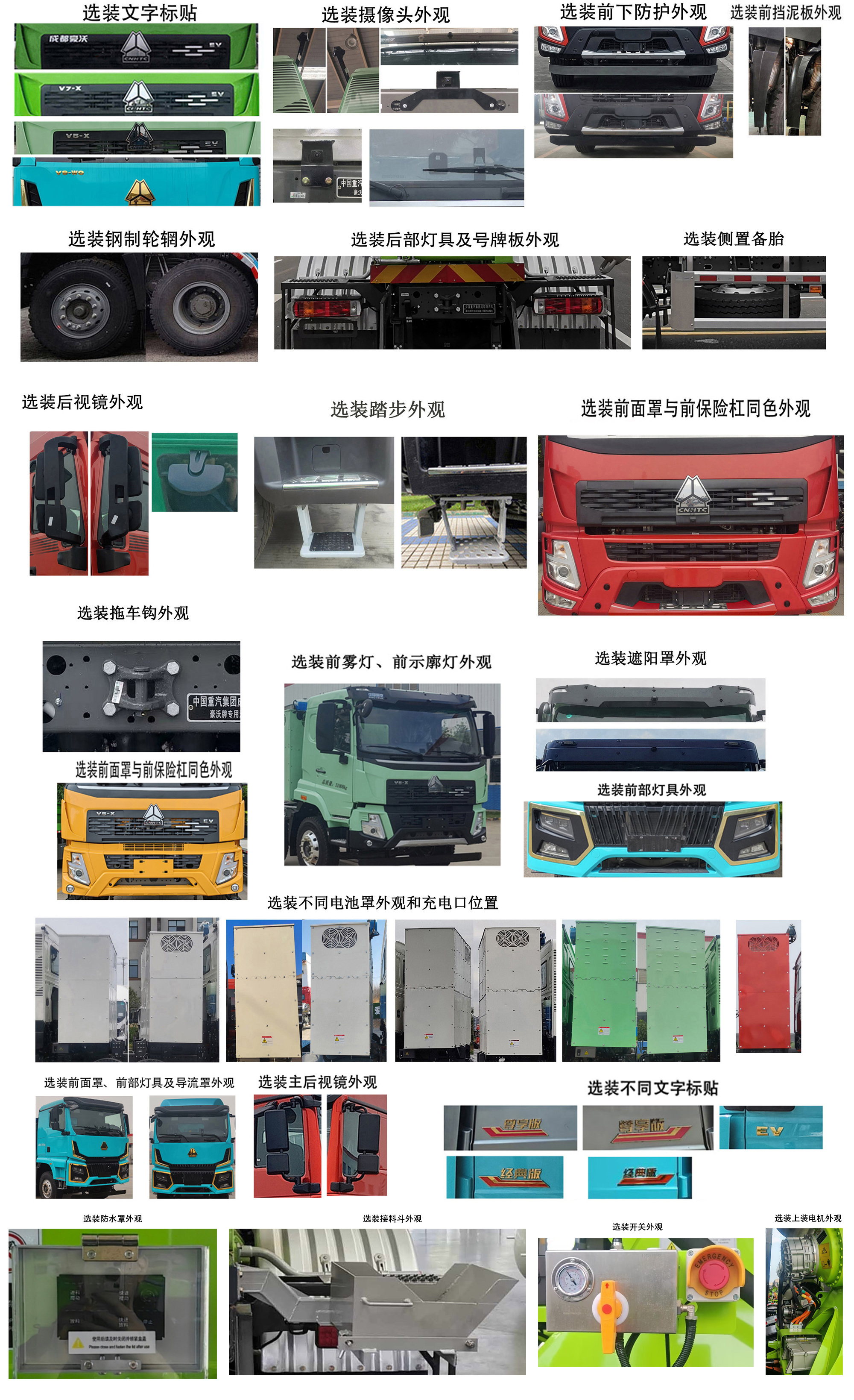 豪沃牌ZZ5313GJBV3061Z1BEV純電動混凝土攪拌運輸車公告圖片