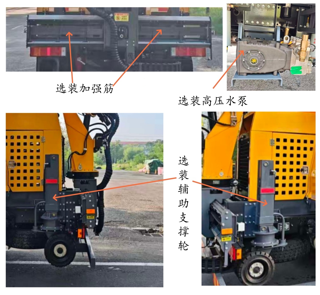 圣工牌HGY5188TXQBEV純電動(dòng)墻面清洗車公告圖片