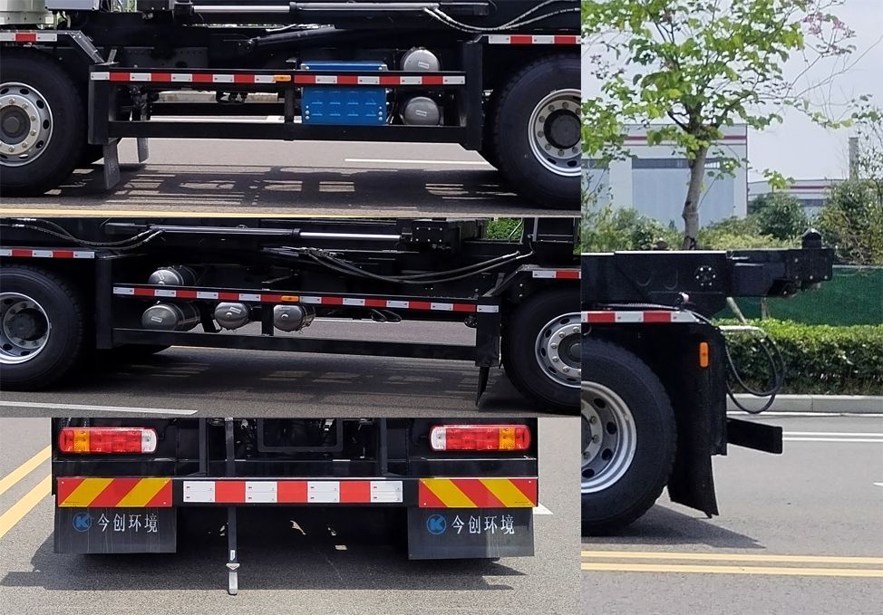今創(chuàng)嘉藍牌KTE5315ZXXZZBEV純電動車廂可卸式垃圾車公告圖片