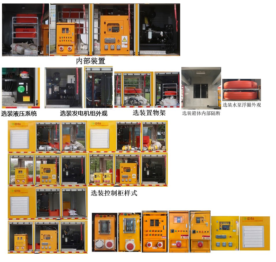 中標牌ZBF5040TPSEQE6F大流量排水搶險車公告圖片