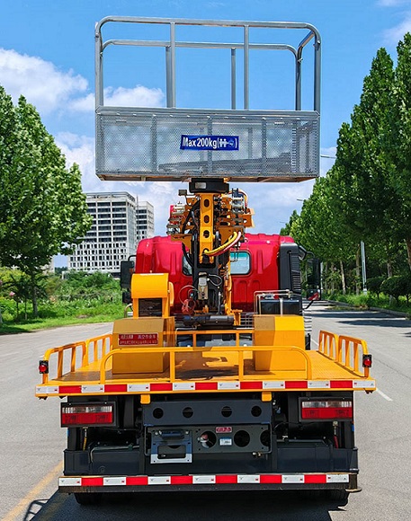 鴻昇久邦牌JBP5040JGKCD6高空作業(yè)車公告圖片