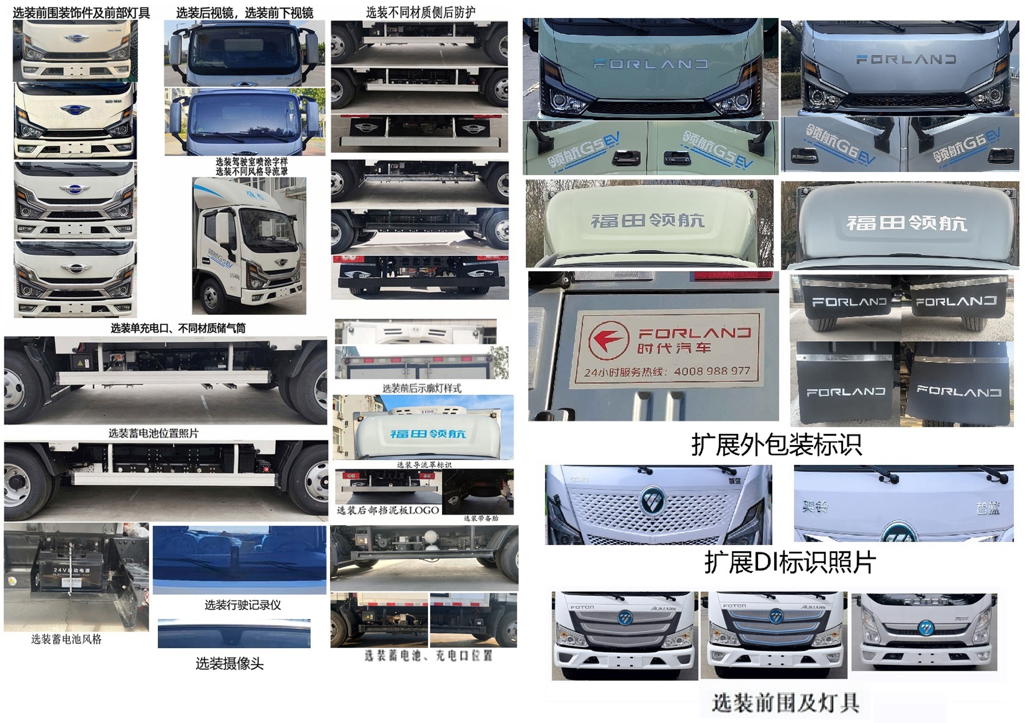 福田牌BJ5045XLCEVM純電動(dòng)冷藏車公告圖片