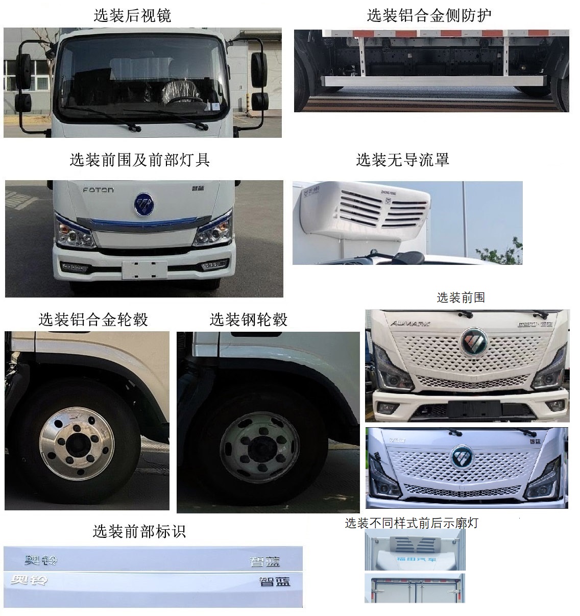 福田牌BJ5045XLCEV13純電動(dòng)冷藏車公告圖片