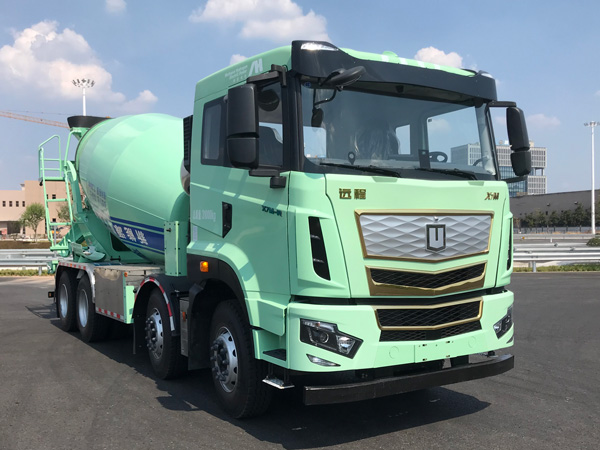 HN5310GJBMH41C1SHEVY型甲醇插電式增程混合動(dòng)力混凝土攪拌運(yùn)輸車圖片