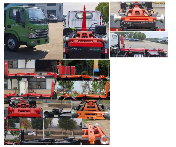 躍進(jìn)牌SH5043ZXXVEDCMZ8車廂可卸式垃圾車公告圖片