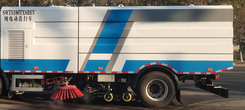 耶律潔牌SWT5180TXSBEV純電動洗掃車公告圖片