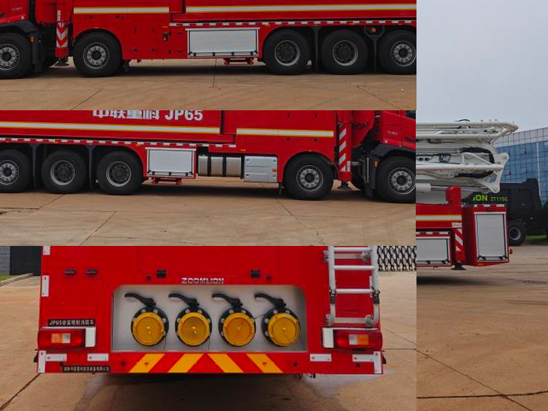 舉高噴射消防車圖片