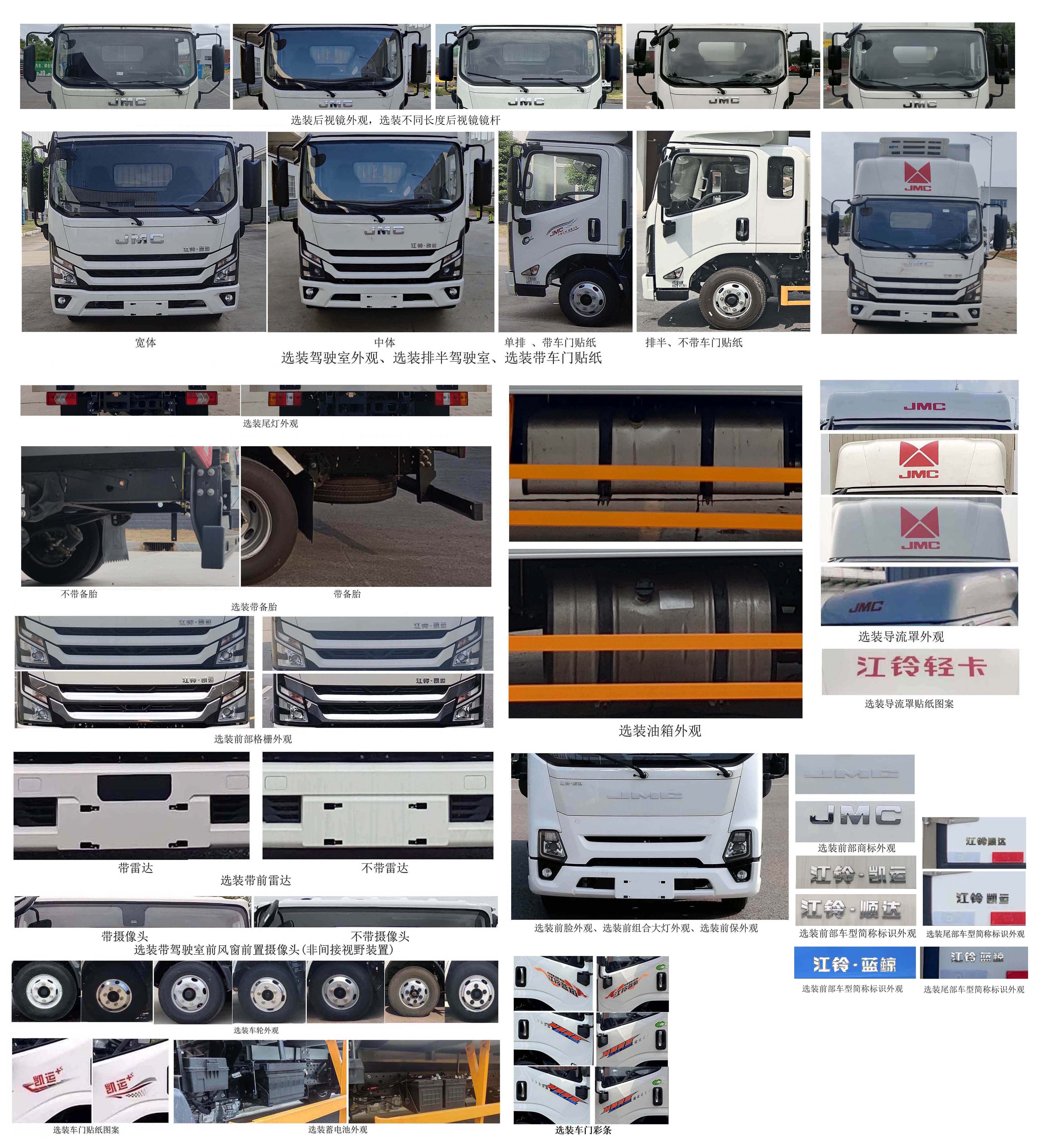 江鈴牌JX5044XLCTGC26冷藏車公告圖片