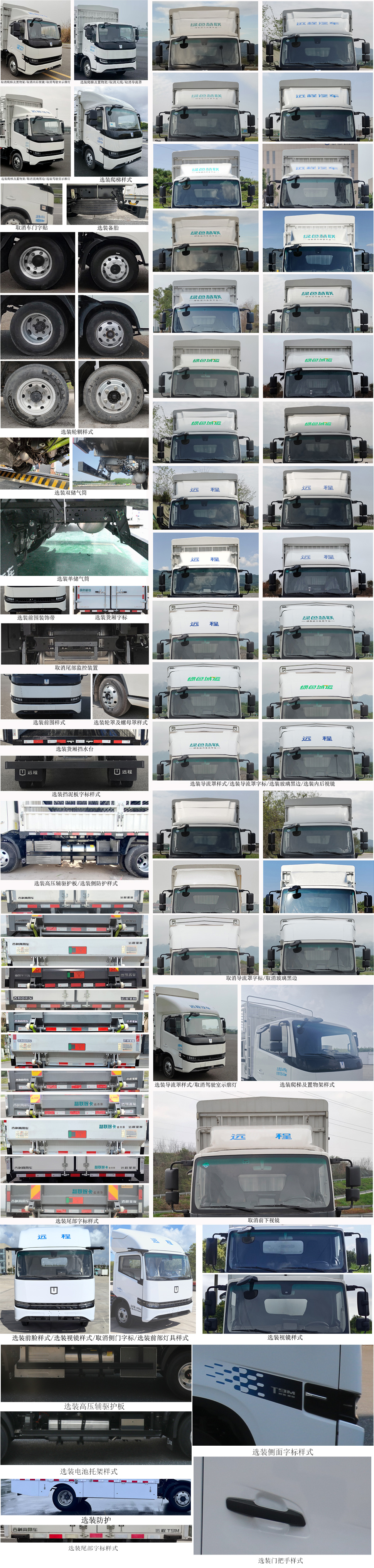 遠程牌JGL5049CCYSHEVGMR2甲醇插電式增程混合動力倉柵式運輸車公告圖片