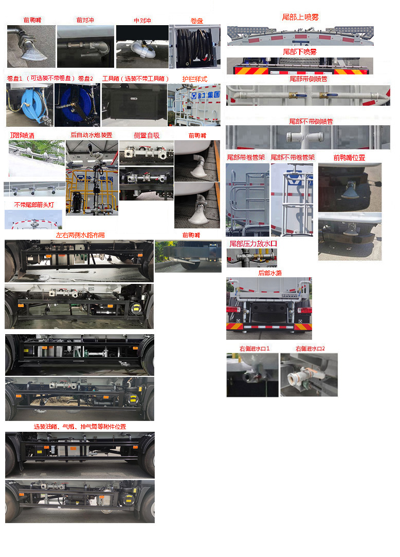 徐工牌XGH5180GPSB6綠化噴灑車公告圖片